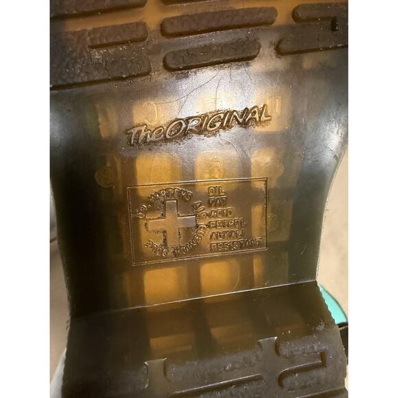 Dr. Martens Boots Womens Size 8 Blue Leather 8-Eye Lace Up Ankle Combat AirWair - Picture 11 of 11